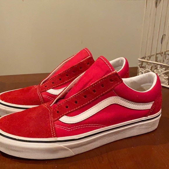 Vans Shoes - red VANS ♥️ Size 7.5 - excellent condition